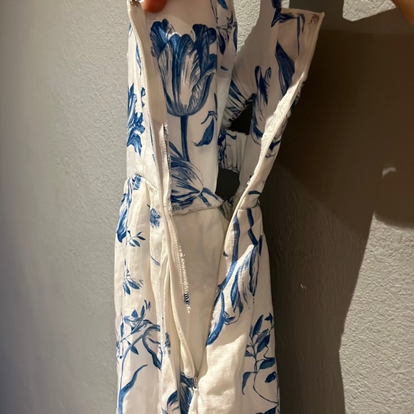 Reformation Frieda Linen Midi Dress NWOT - Picture 5 of 11